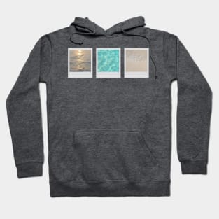 Tryptic: Sea Polaroids (abstract nature photography) Hoodie